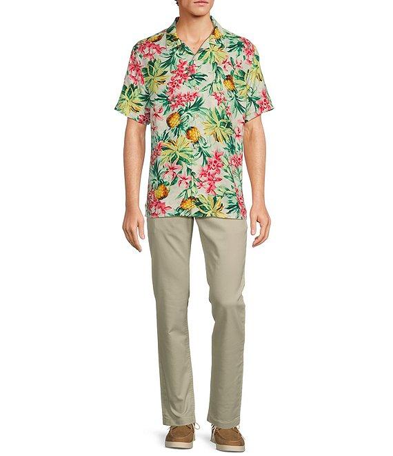 Tommy Bahama Veracruz Cay Orchid Oasis Short Sleeve Woven Shirt Product Image