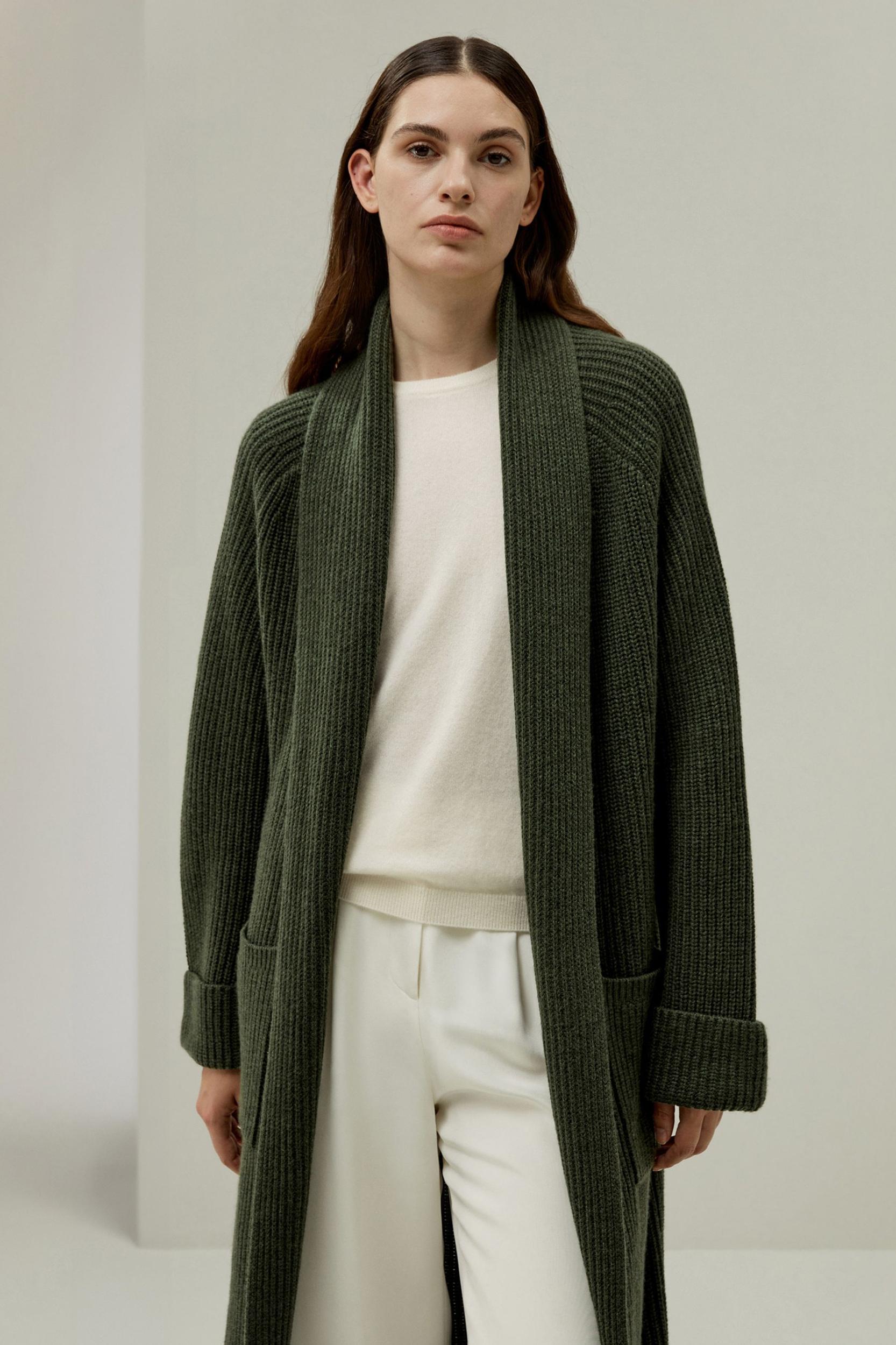 LILYSILK X LYDIA MILLEN 'Evergreen' Cardigan Product Image