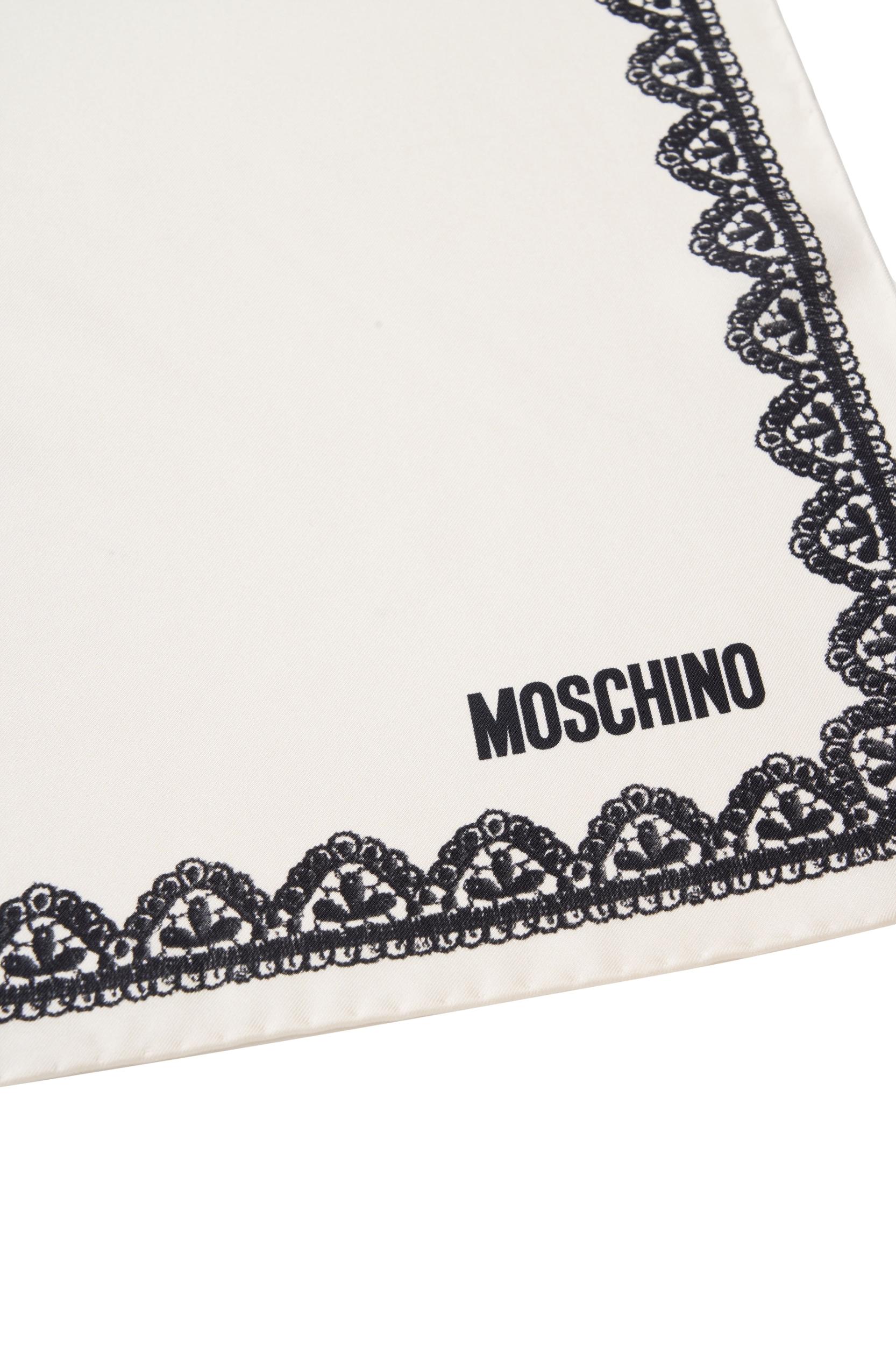 Silk scarf with lace pattern Product Image