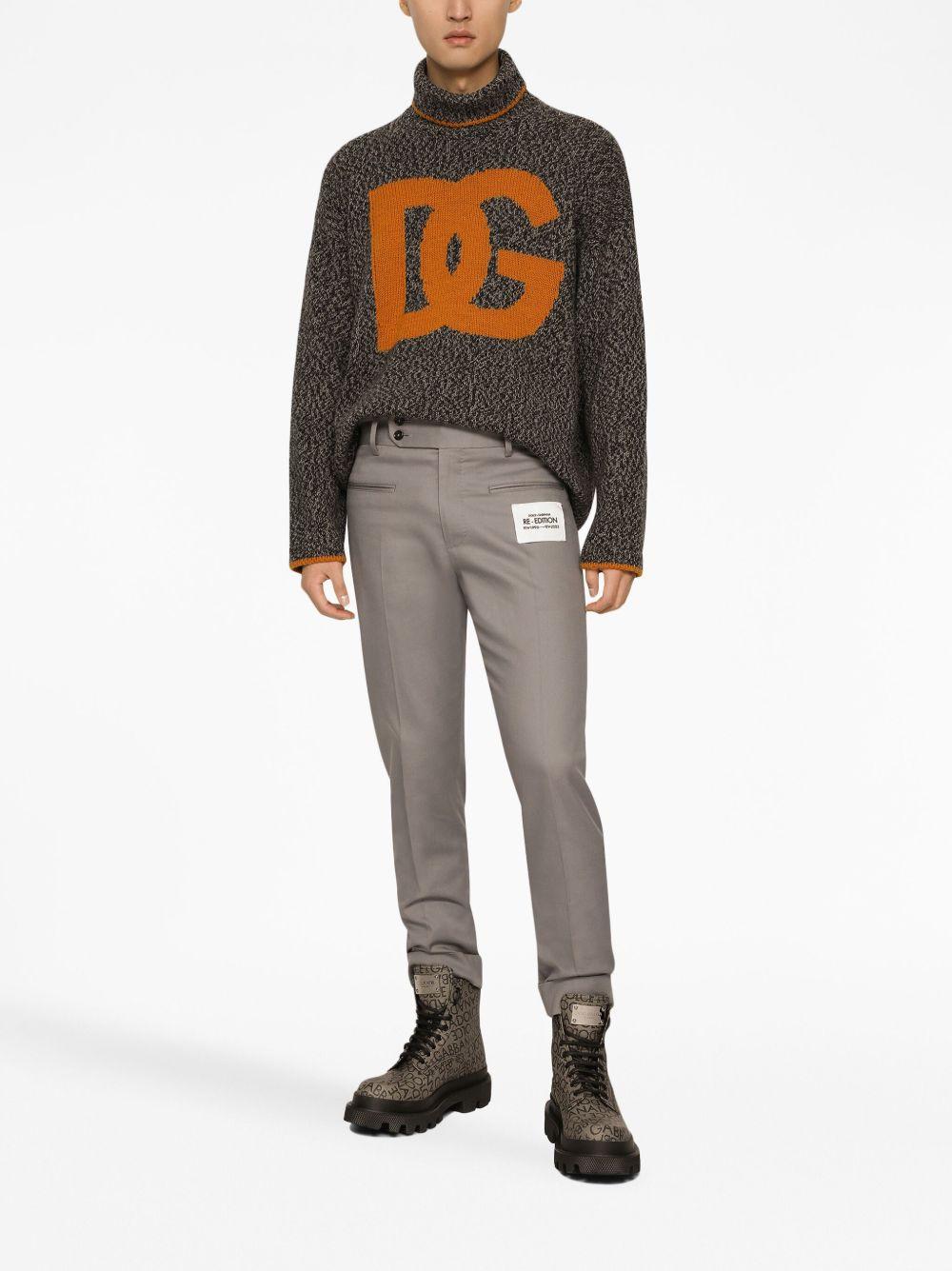 pressed-crease cropped trousers Product Image