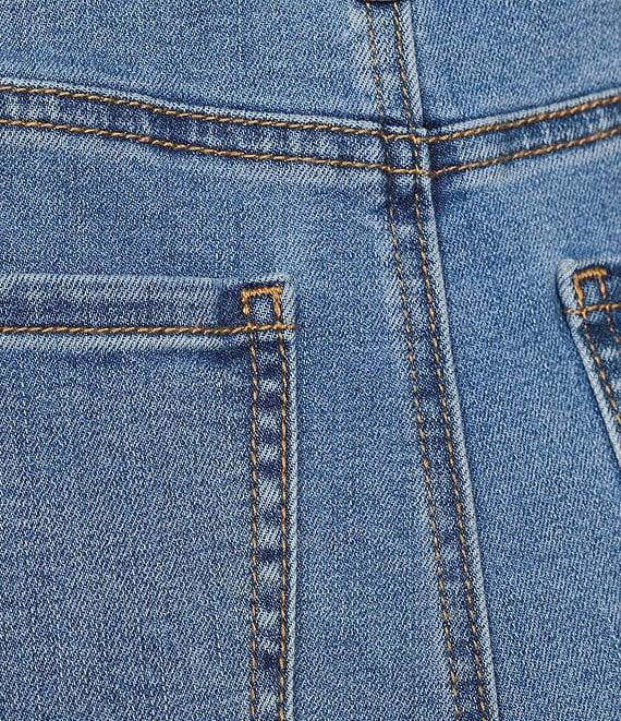 John Mark Wide Leg 5 Pocket Crop Denim Jeans Product Image