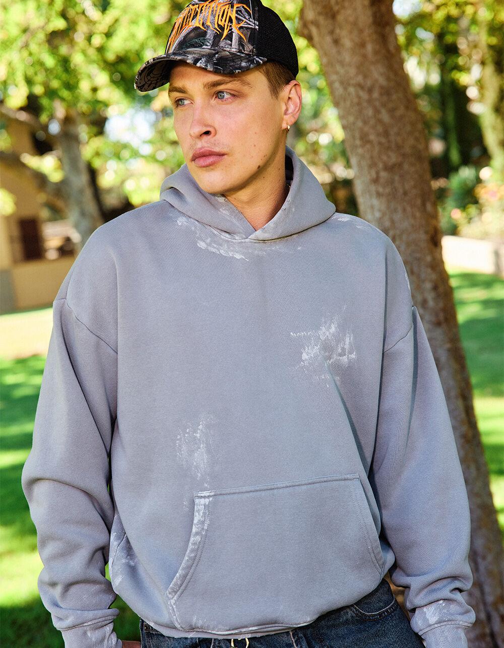 RSQ Mens Oversized Hoodie - GRAY Product Image