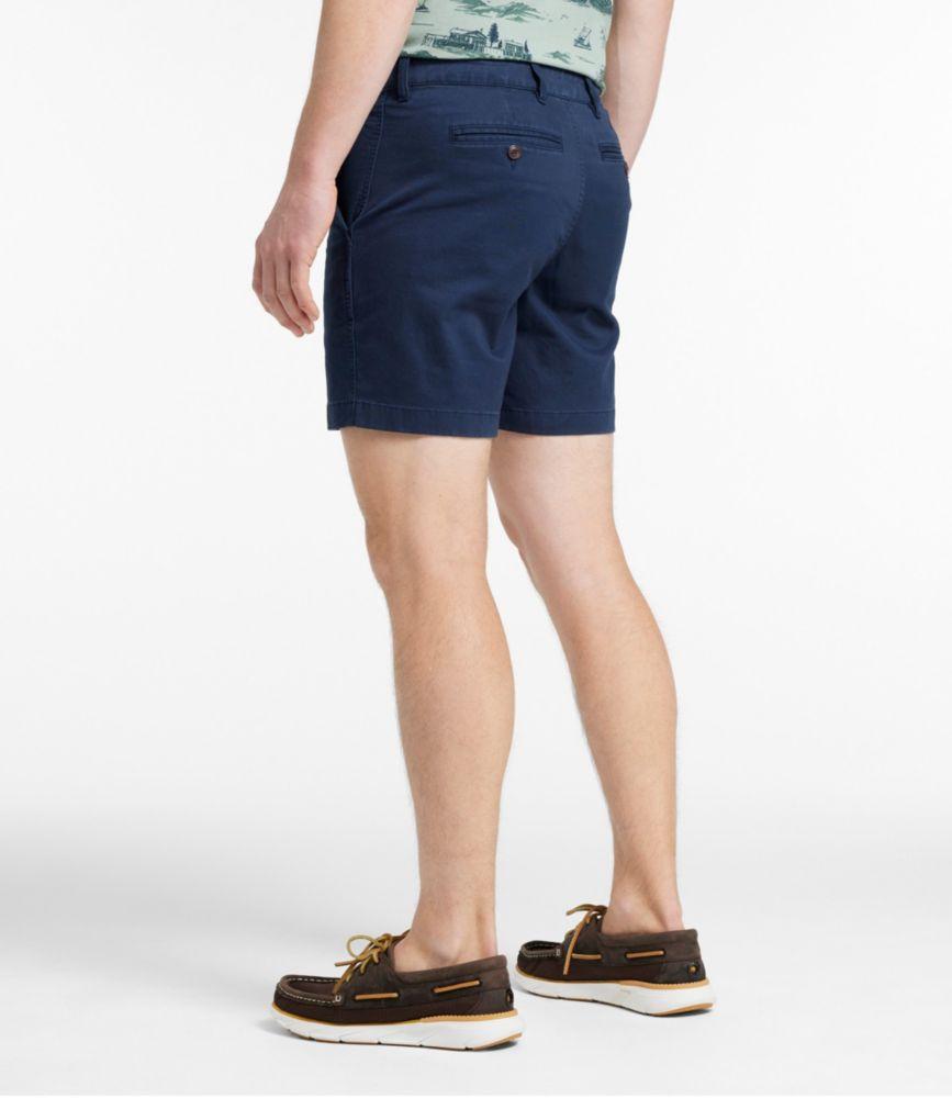 Men's Lakewashed® Stretch Khaki Shorts, 6" Product Image