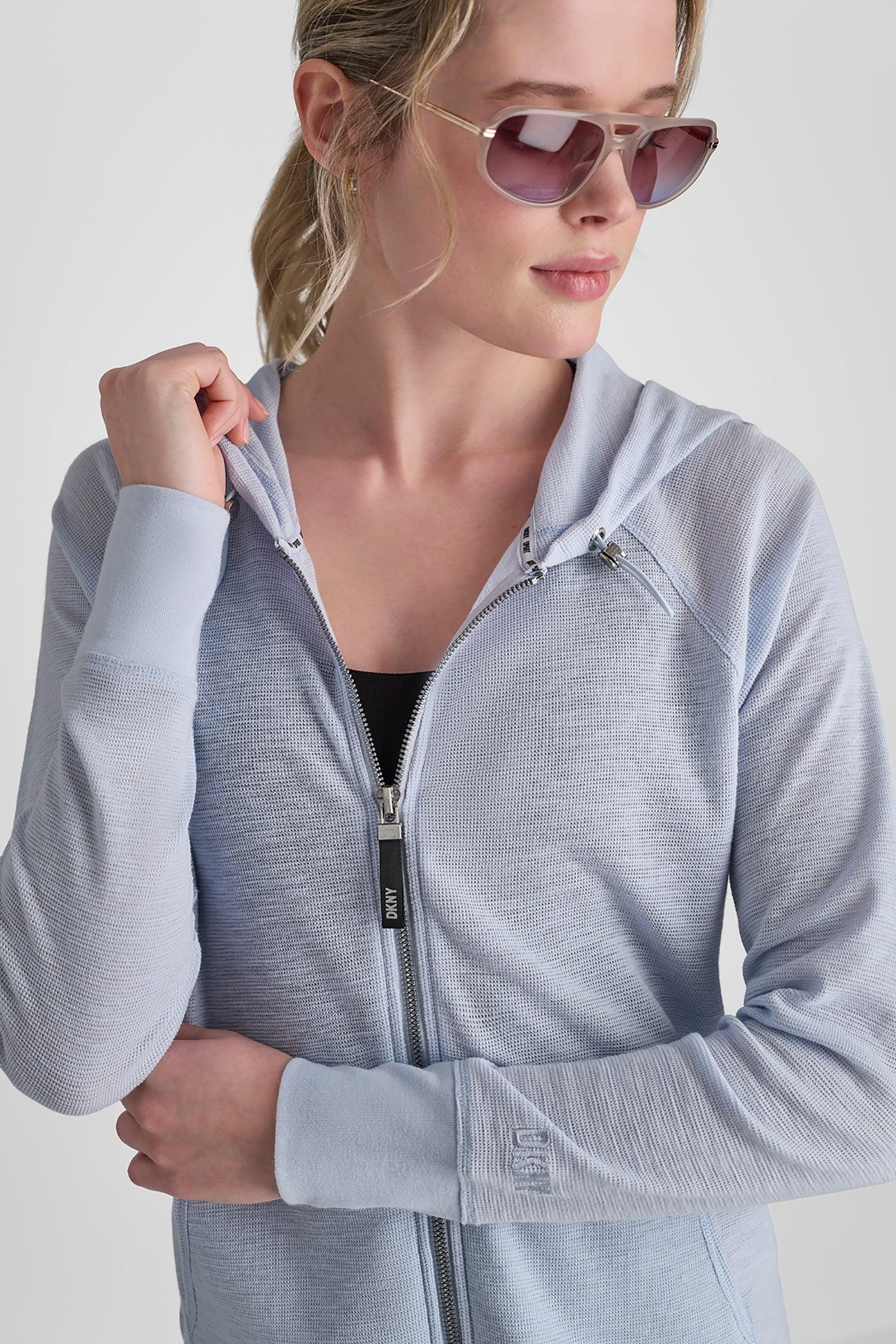MINI WAFFLE FULL-ZIP HOODIE Product Image