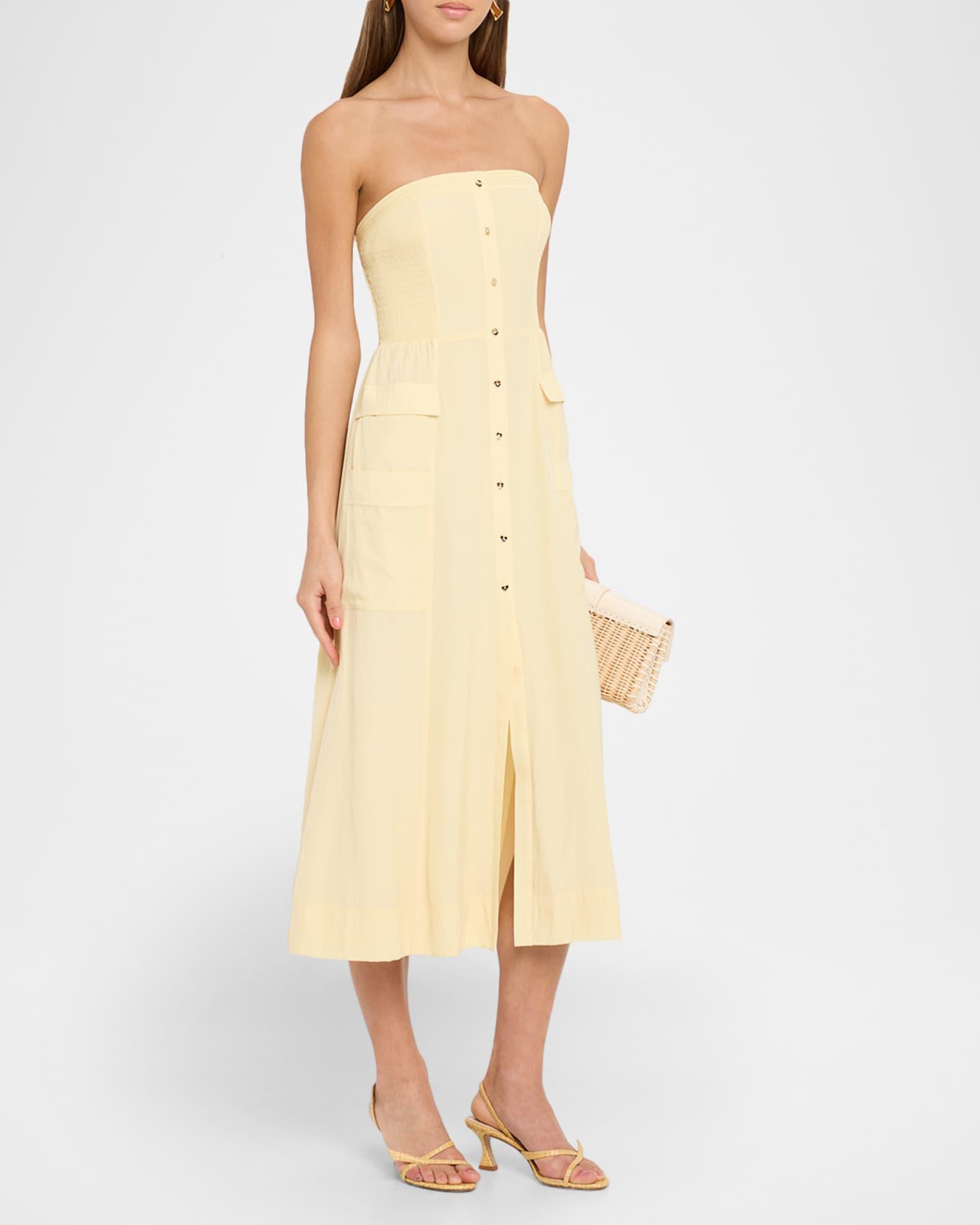 Blair Strapless Midi Dress Product Image