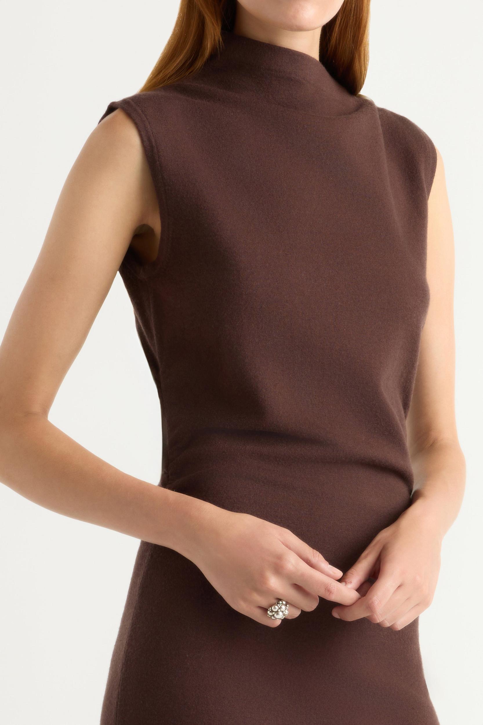 Abel Asymmetric-Neck Dress Product Image