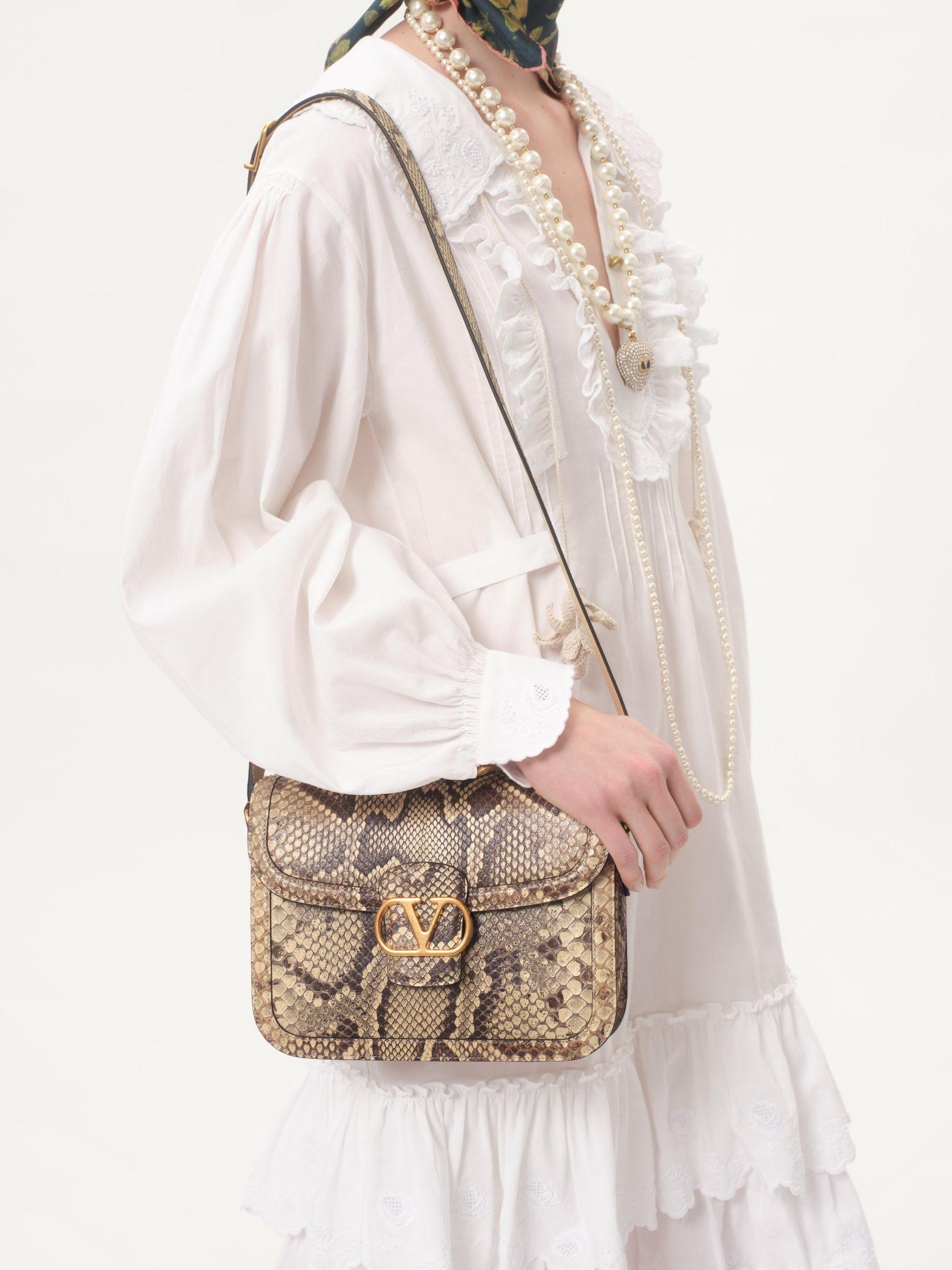 Valentino Garavani 9To5 Python Shoulder Bag Product Image