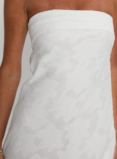 Phillipa Mini Dress White Floral Product Image