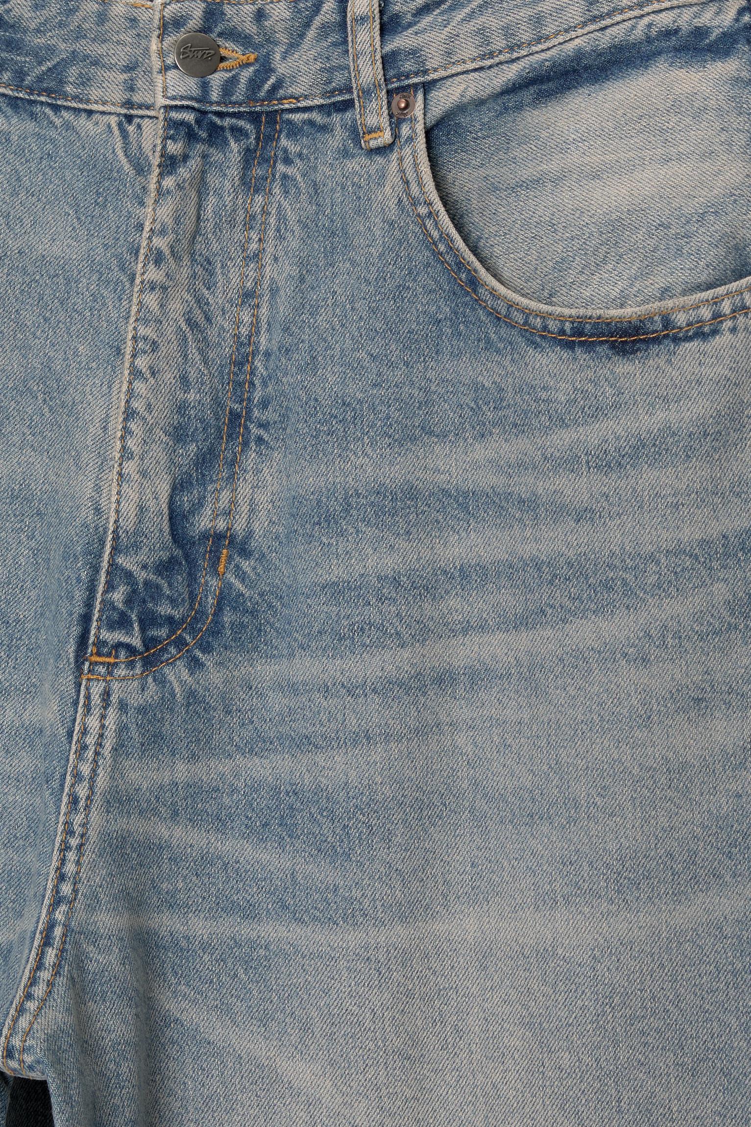 Super baggy washed finish jeans Product Image