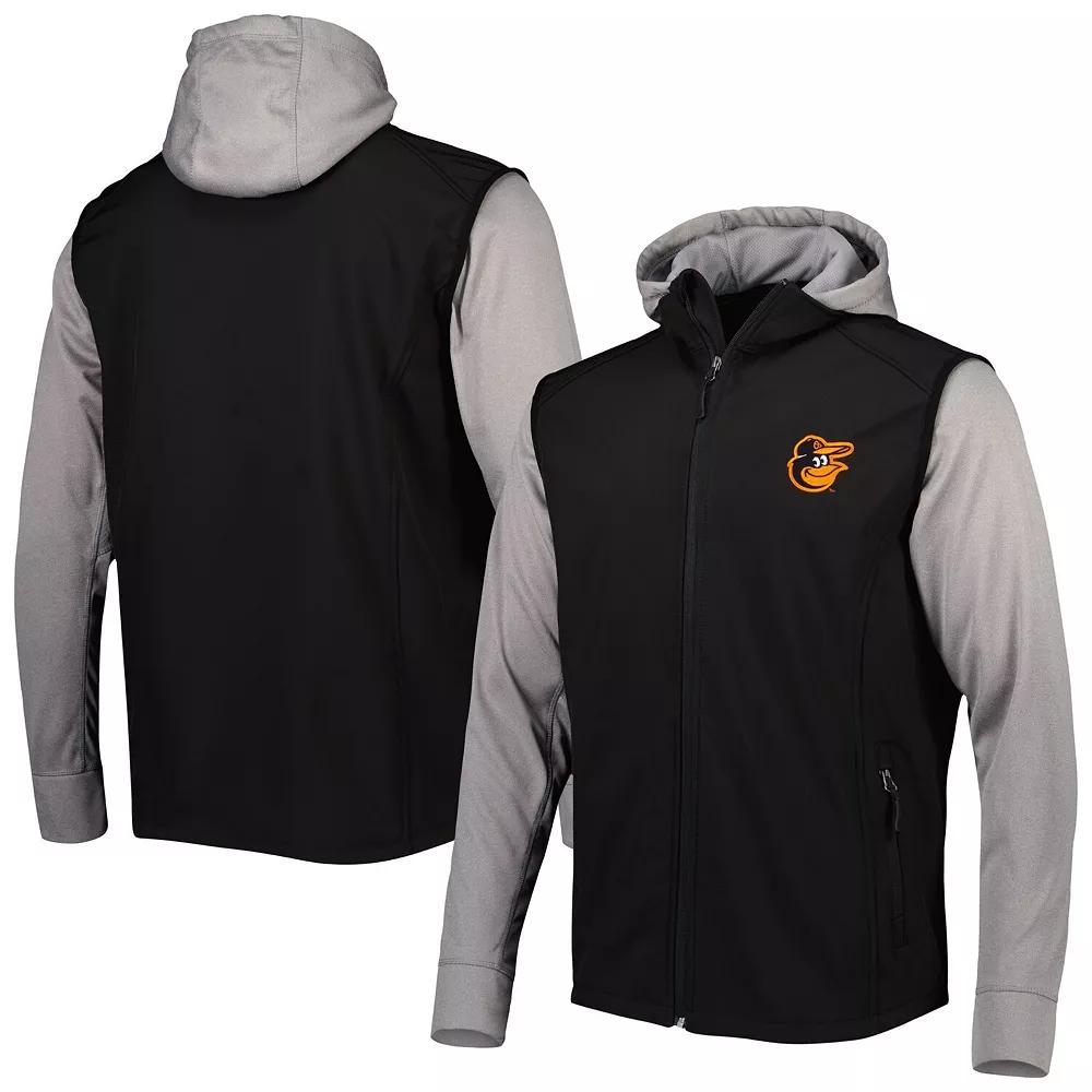 Men's Dunbrooke Black/Gray Baltimore Orioles Alpha Full-Zip Jacket,  Product Image