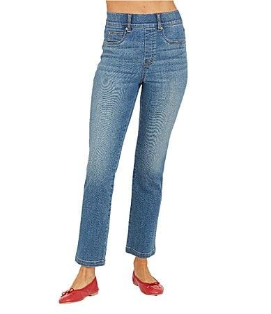 Womens Straight-Leg Ankle Jeans Product Image