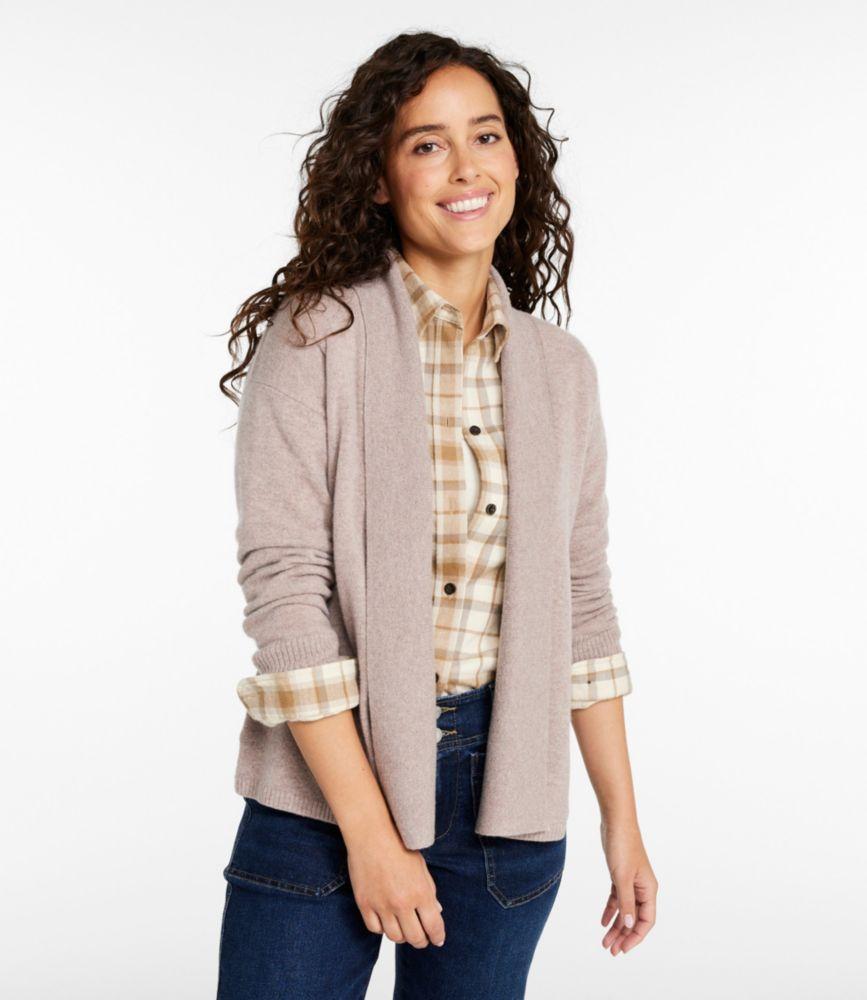 Women's Classic Cashmere Sweater, Relaxed Cardigan Product Image
