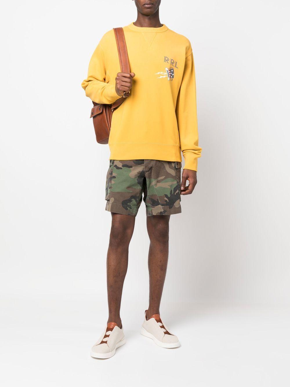 camouflage print chino shorts Product Image