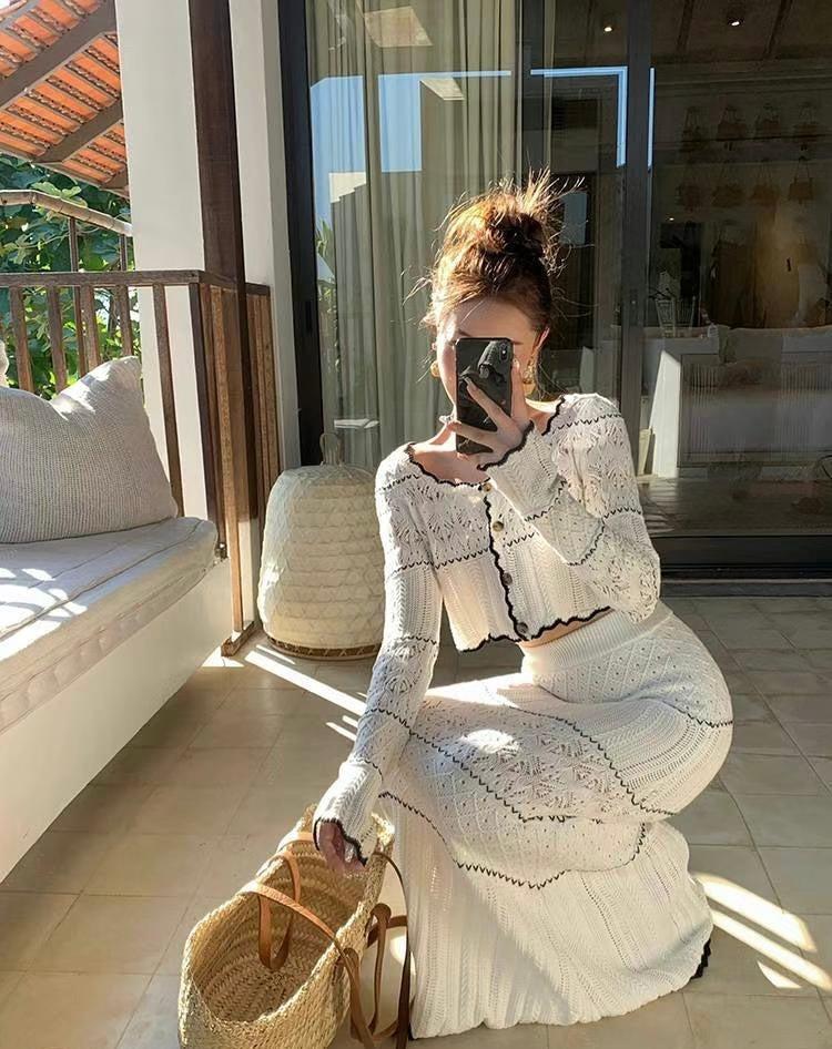 Clarissa Knit Maxi Skirt Product Image