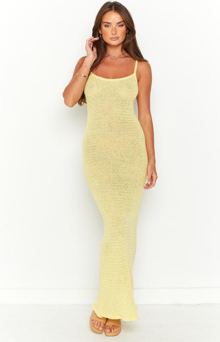 Ezra Yellow Maxi Dress Product Image