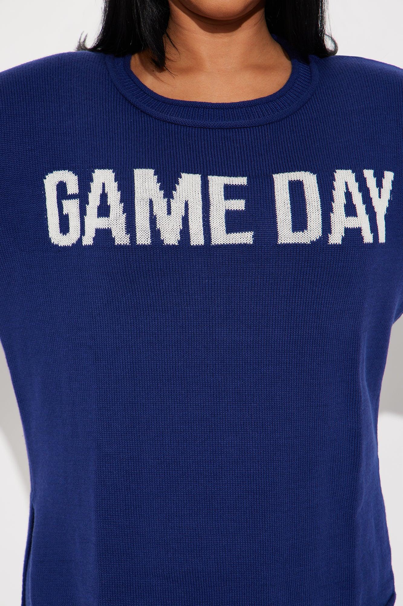 Game Day Sweater Pant Set - Navy Female Product Image