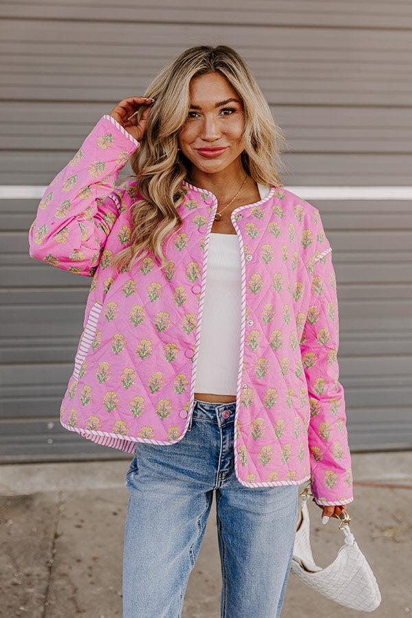 Floral Fields Quilted jacket Product Image