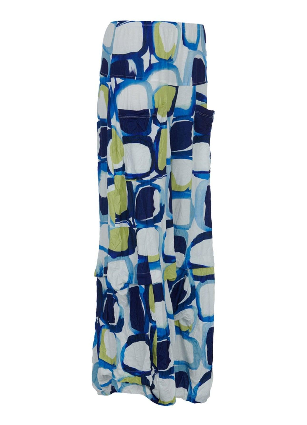 Kozan Crinkled Viscose Pant - Tile Print Product Image