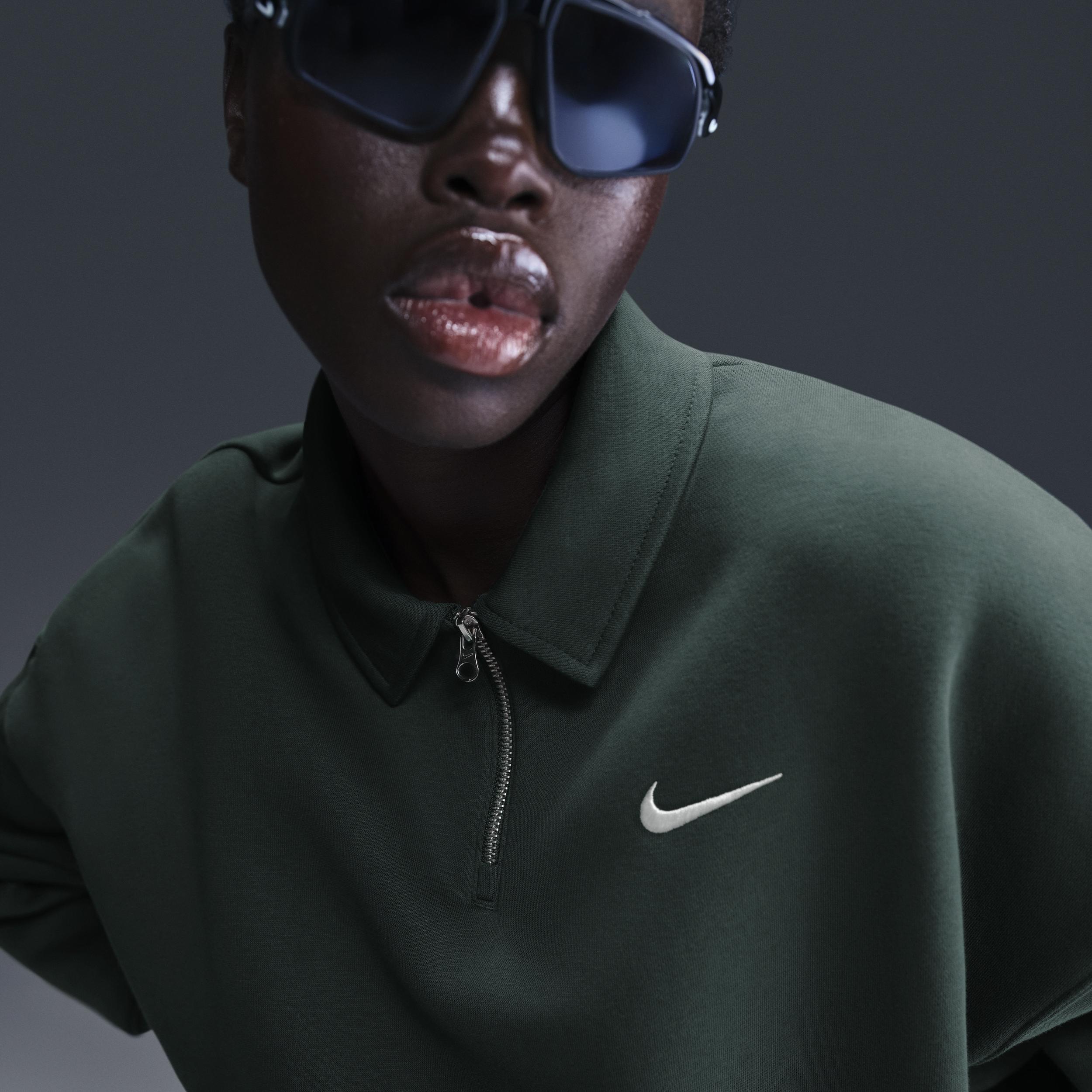 Women's Nike Sportswear Phoenix Fleece Oversized 1/4-Zip Polo Product Image