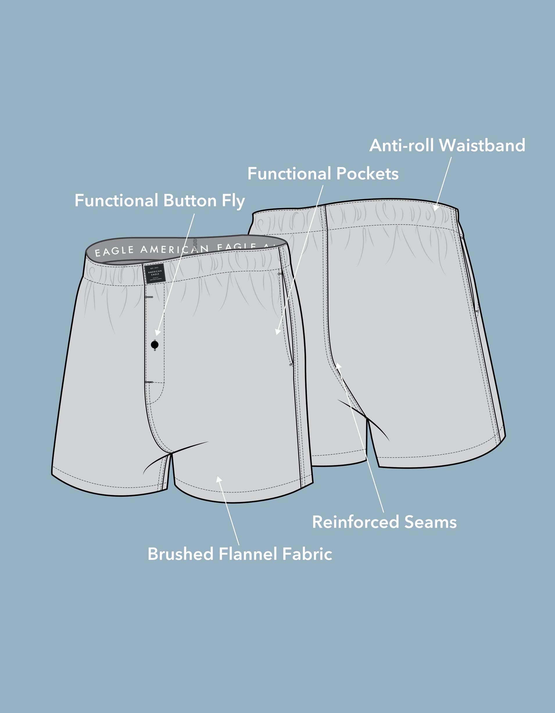 AEO Plaid Stretch Classic Boxer Short Product Image