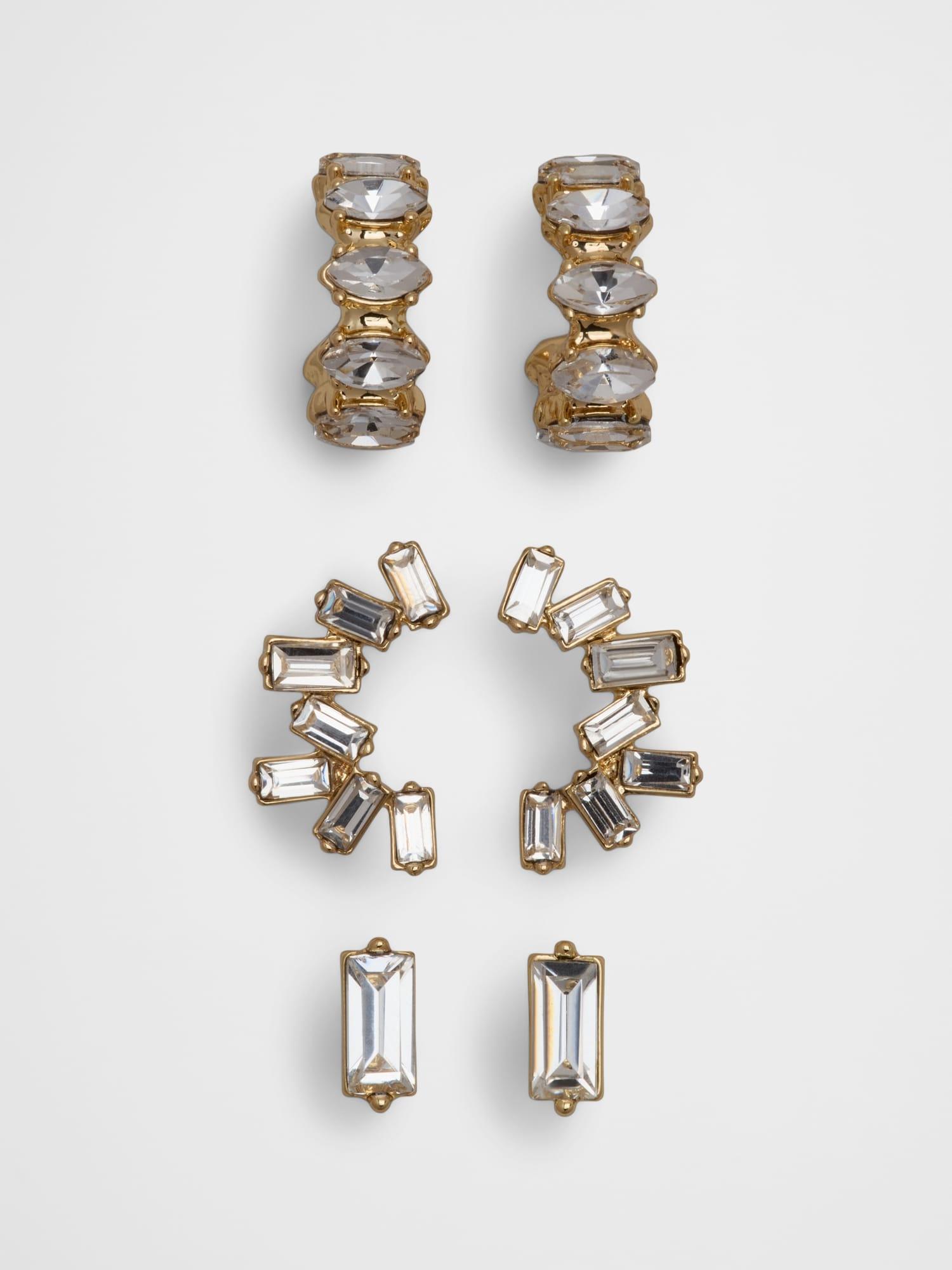 Baguette Earrings Multipack Product Image