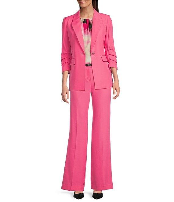 Calvin Klein Sleeveless Printed Pleat Neck Cami Product Image