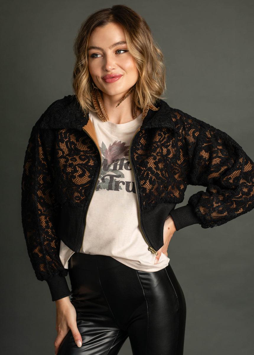 Luxe Jacket in Black Female Product Image