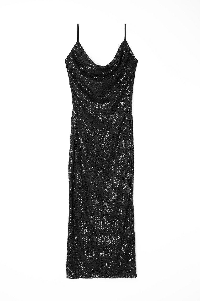 Waterfall Sequin Midi Dress Product Image