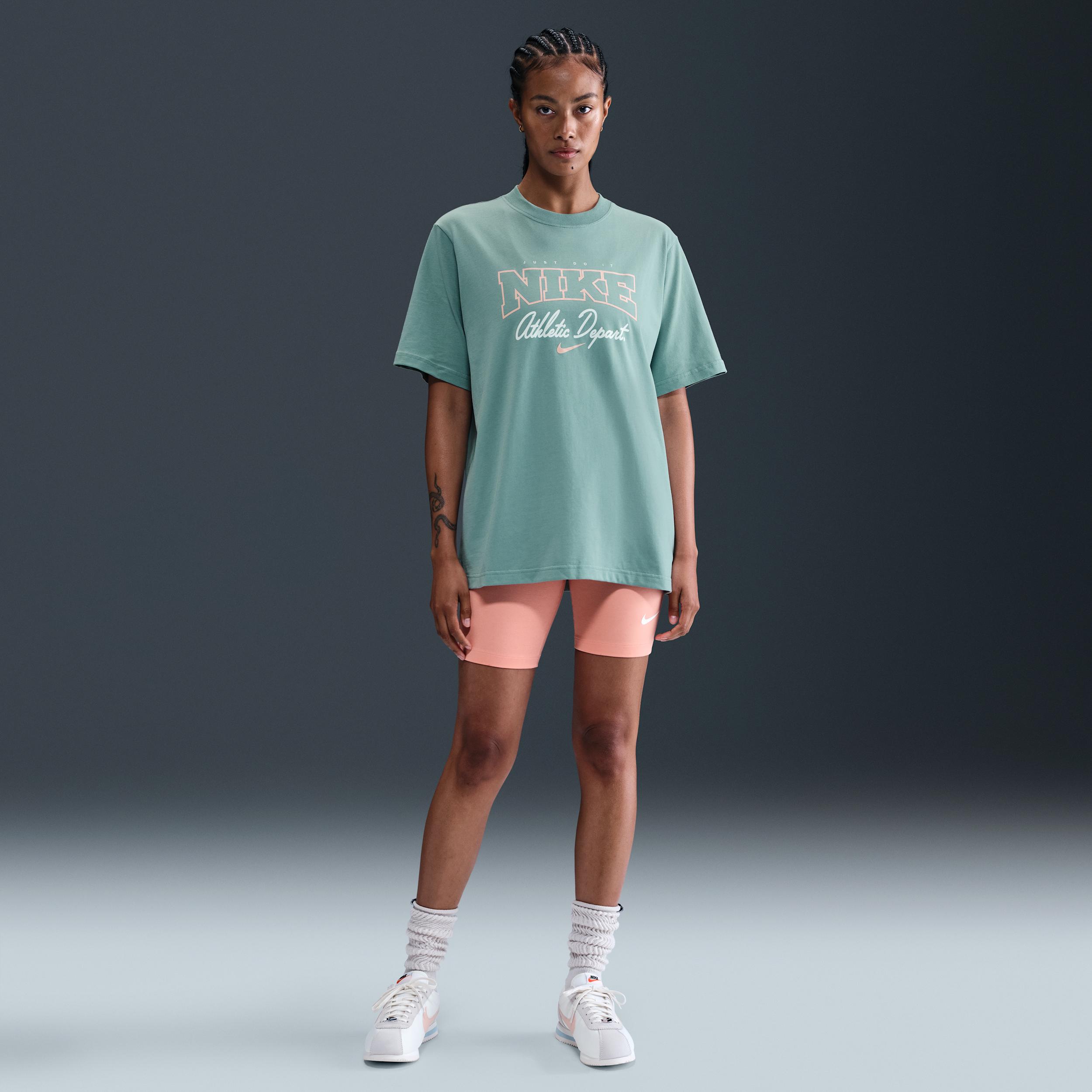 Womens Nike Sportswear Loose Short-Sleeve Graphic T-Shirt | IF1180-017 Product Image
