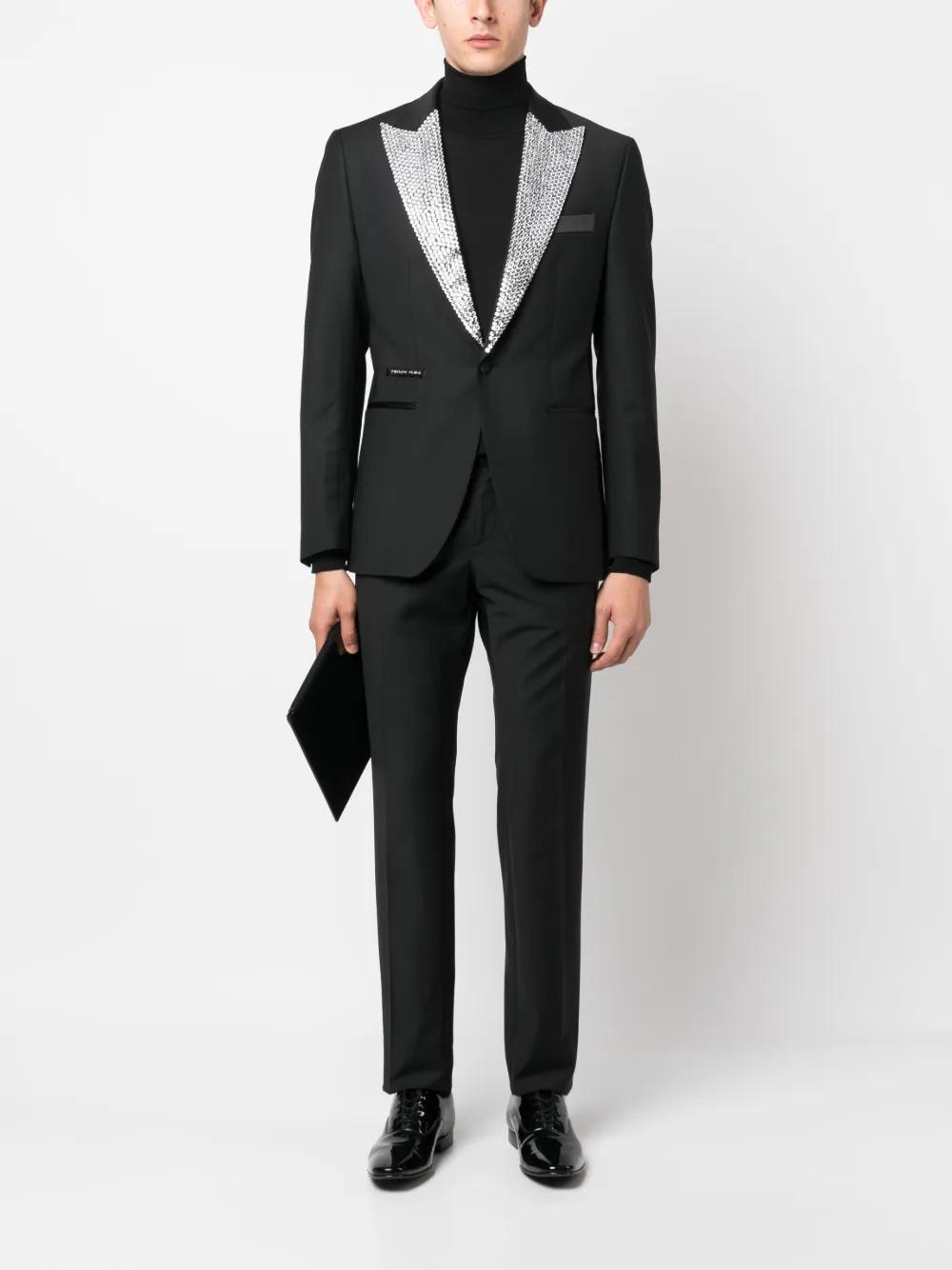 crystal-embellished dinner suit Product Image