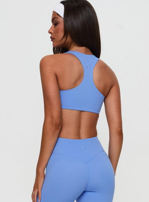 Pulse Active Halter Crop Blue Product Image