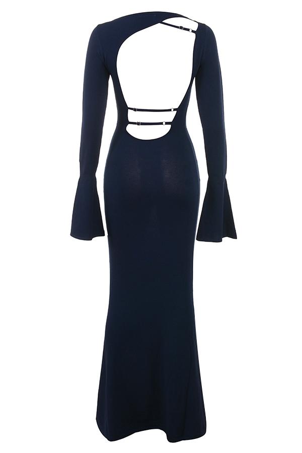 Christiane  midnight blue maxi dress Product Image