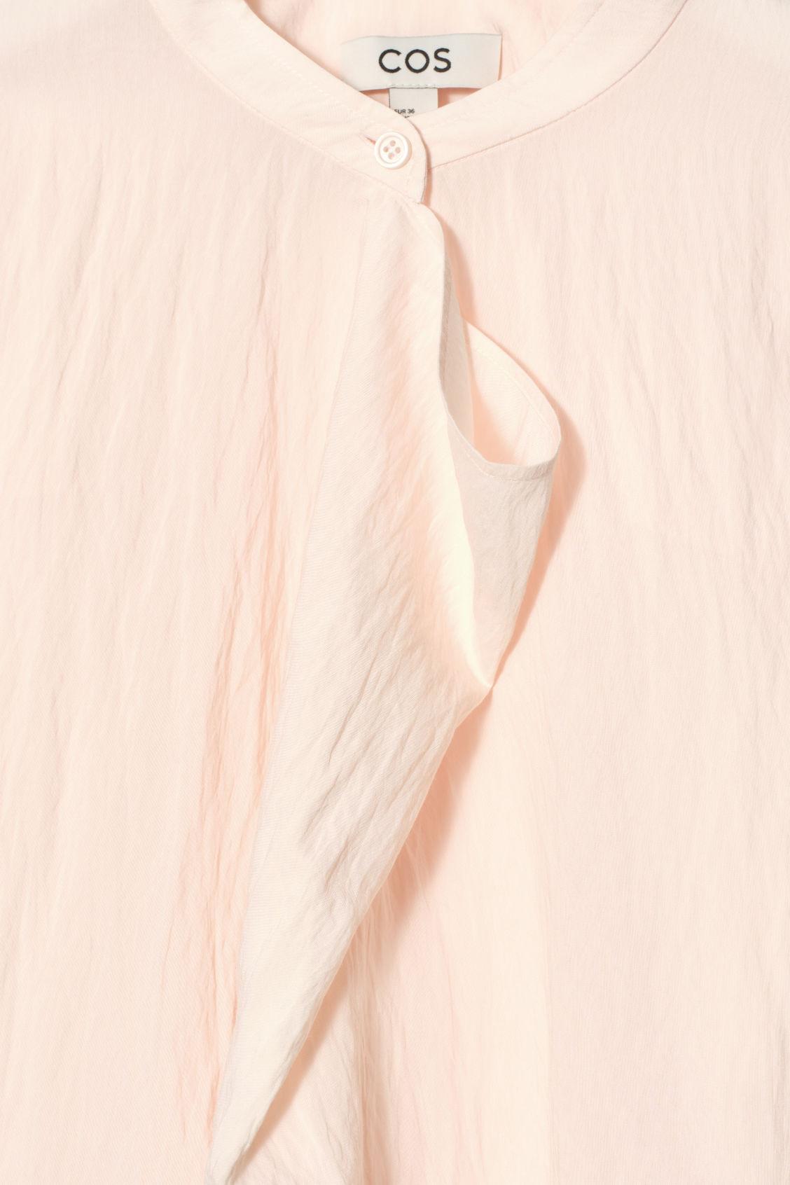 DRAPED-PANEL BLOUSE Product Image