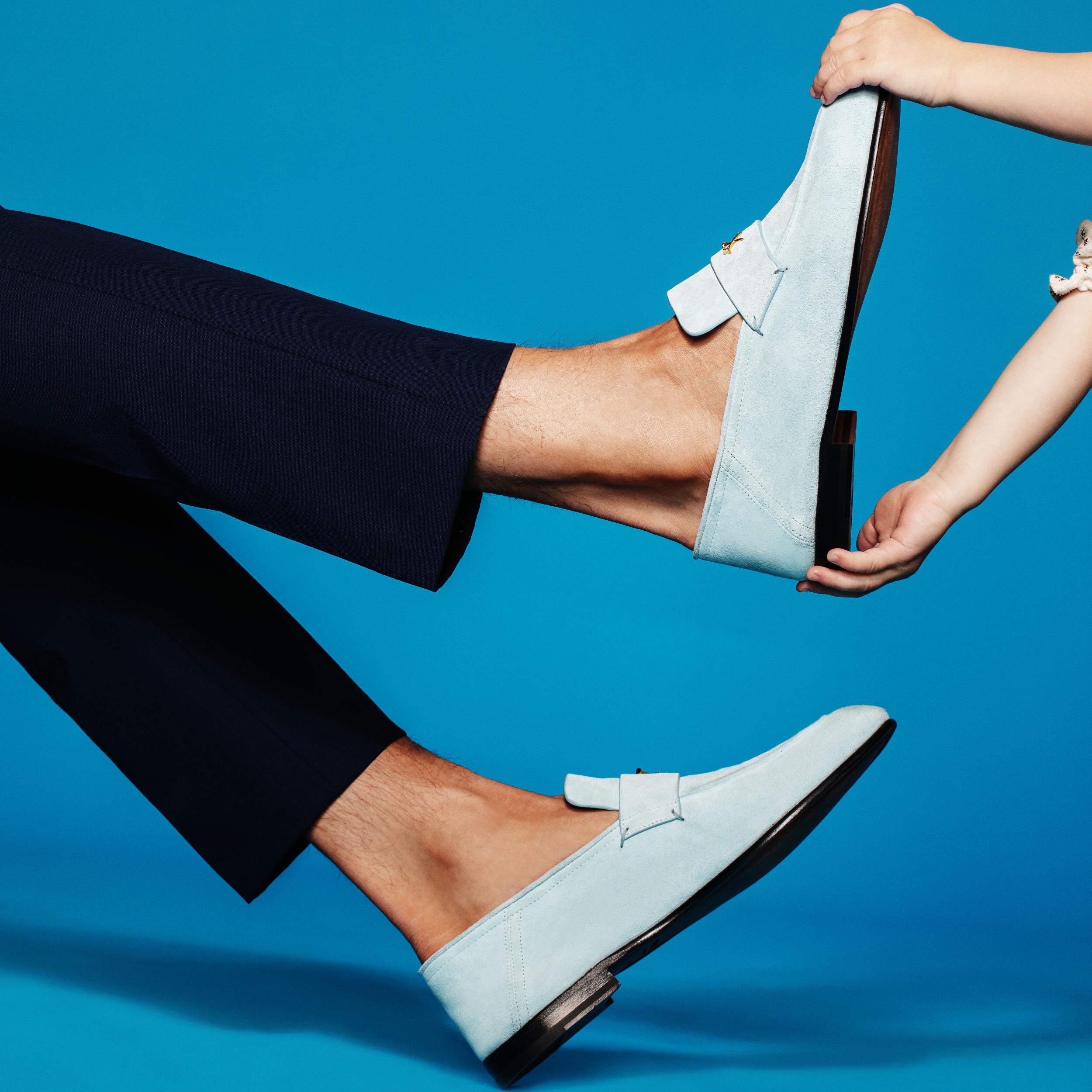 MEN'S METAL TEES SUEDE FLEX LOAFER Product Image