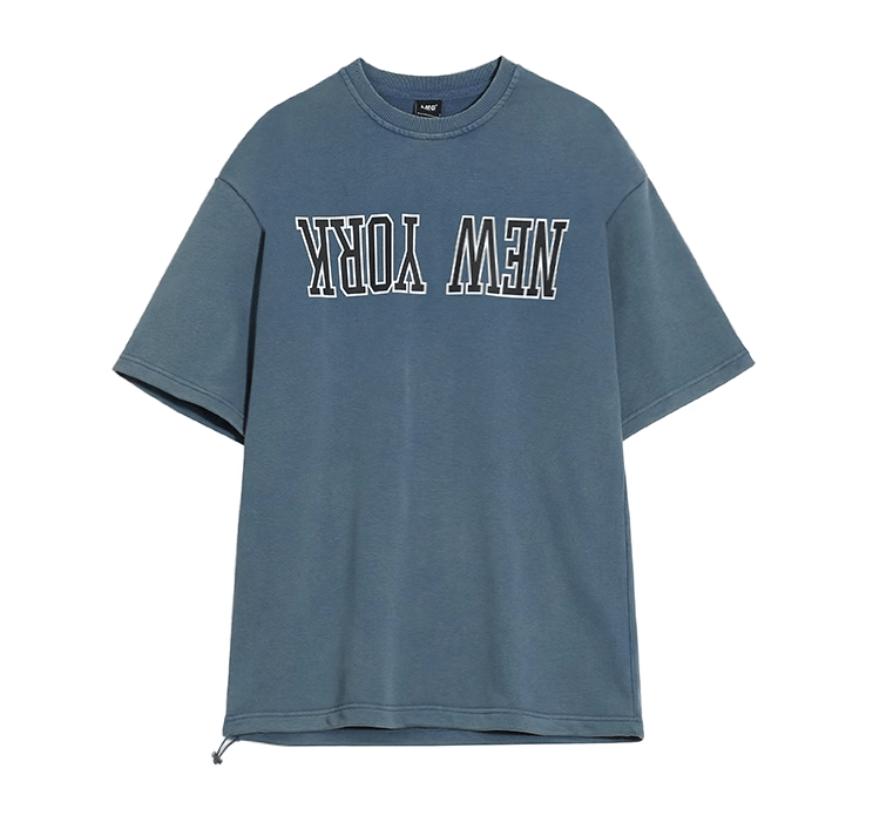 RT No. 11716 UPSIDE DOWN NEW YORK HALF SLEEVE SHIRT & SHORTS Product Image