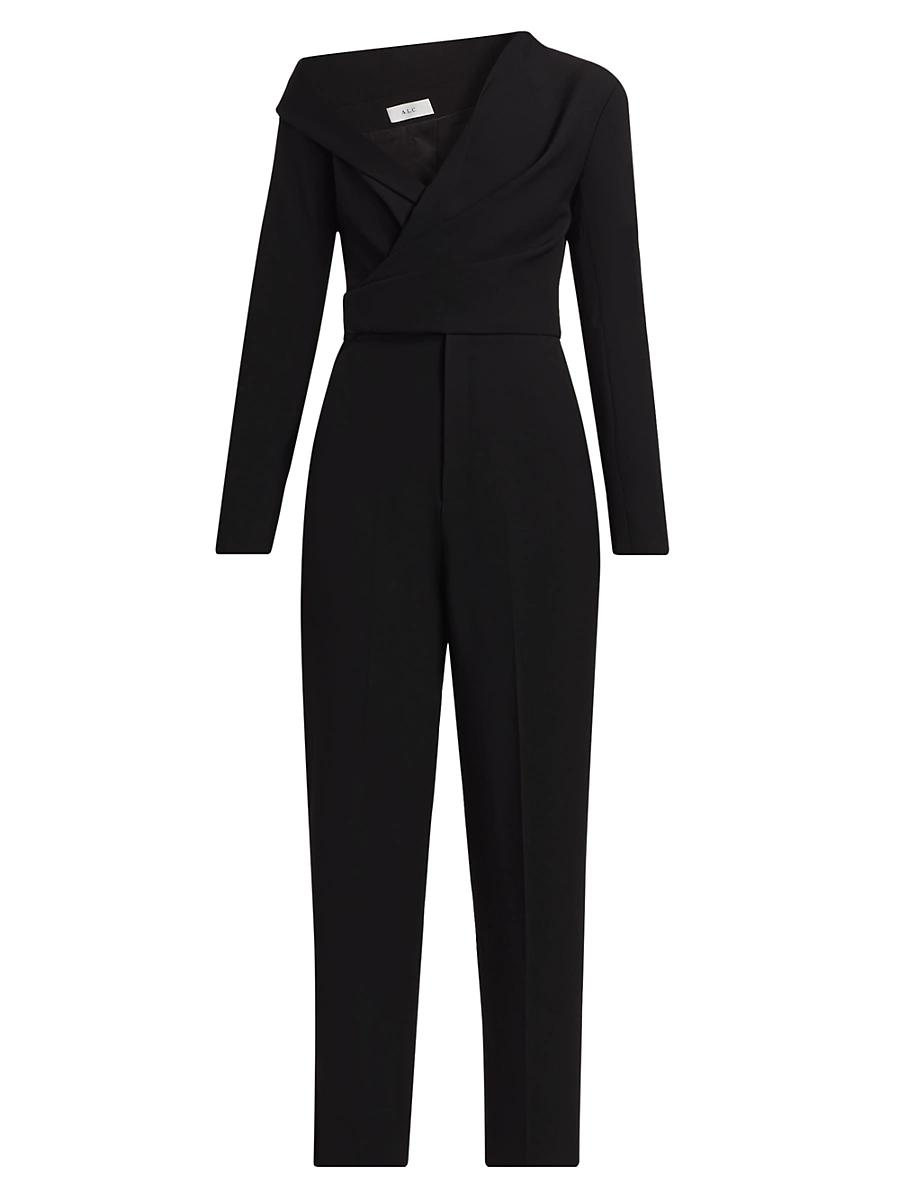 Womens Skyla Asymmetric Wrap Jumpsuit Product Image