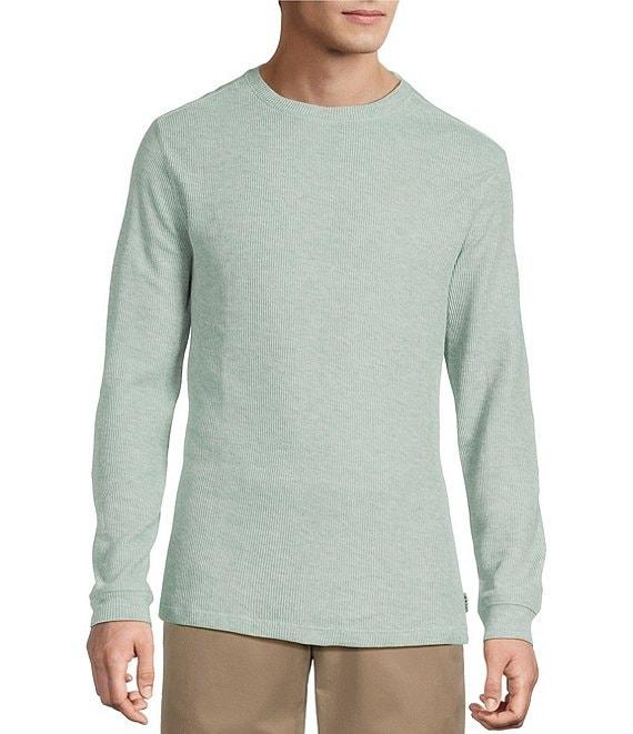 Rowm Long Sleeve Solid Ribbed Crew Shirt Product Image