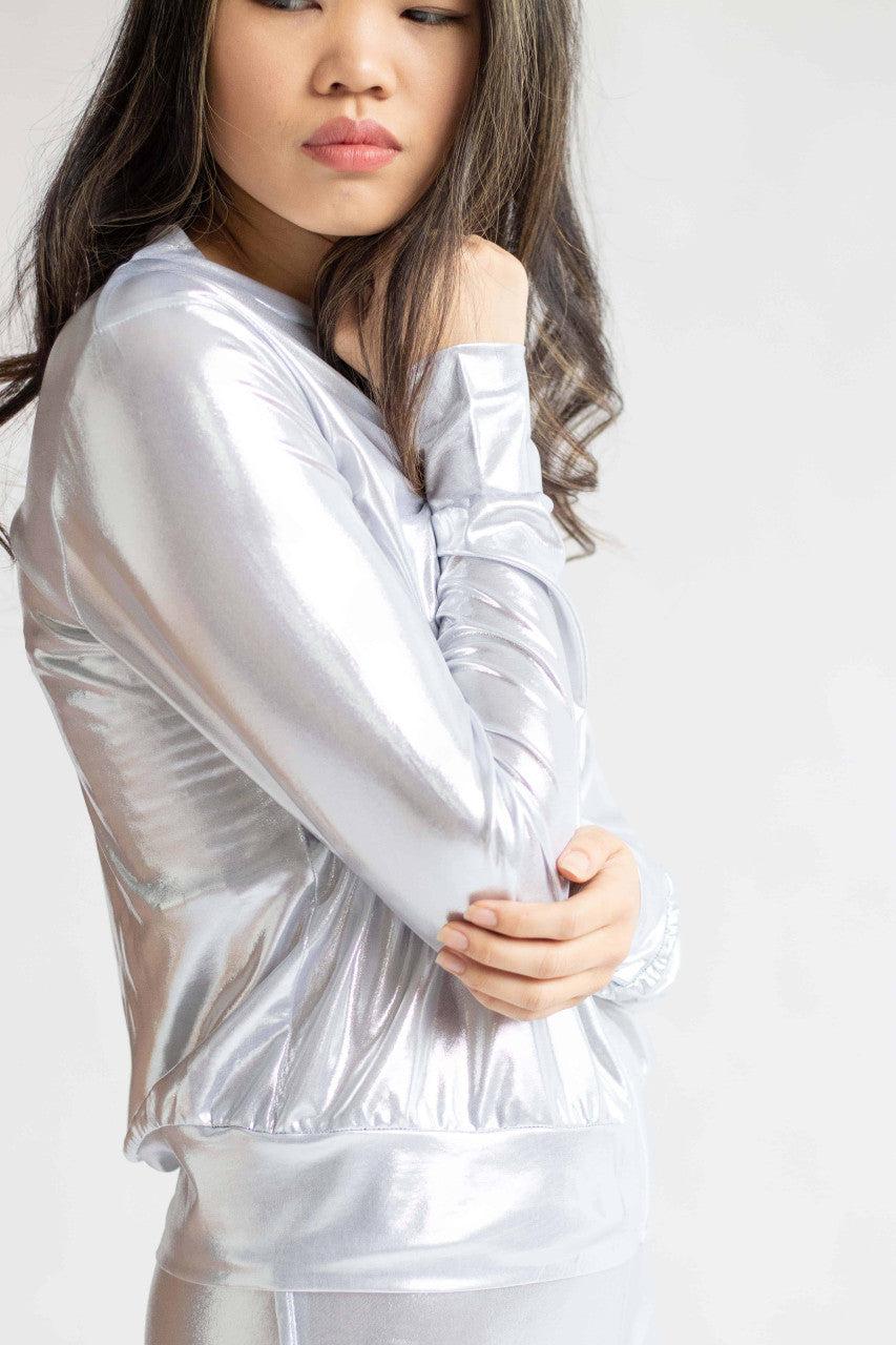 Silver Metallic Jacket 2 Product Image