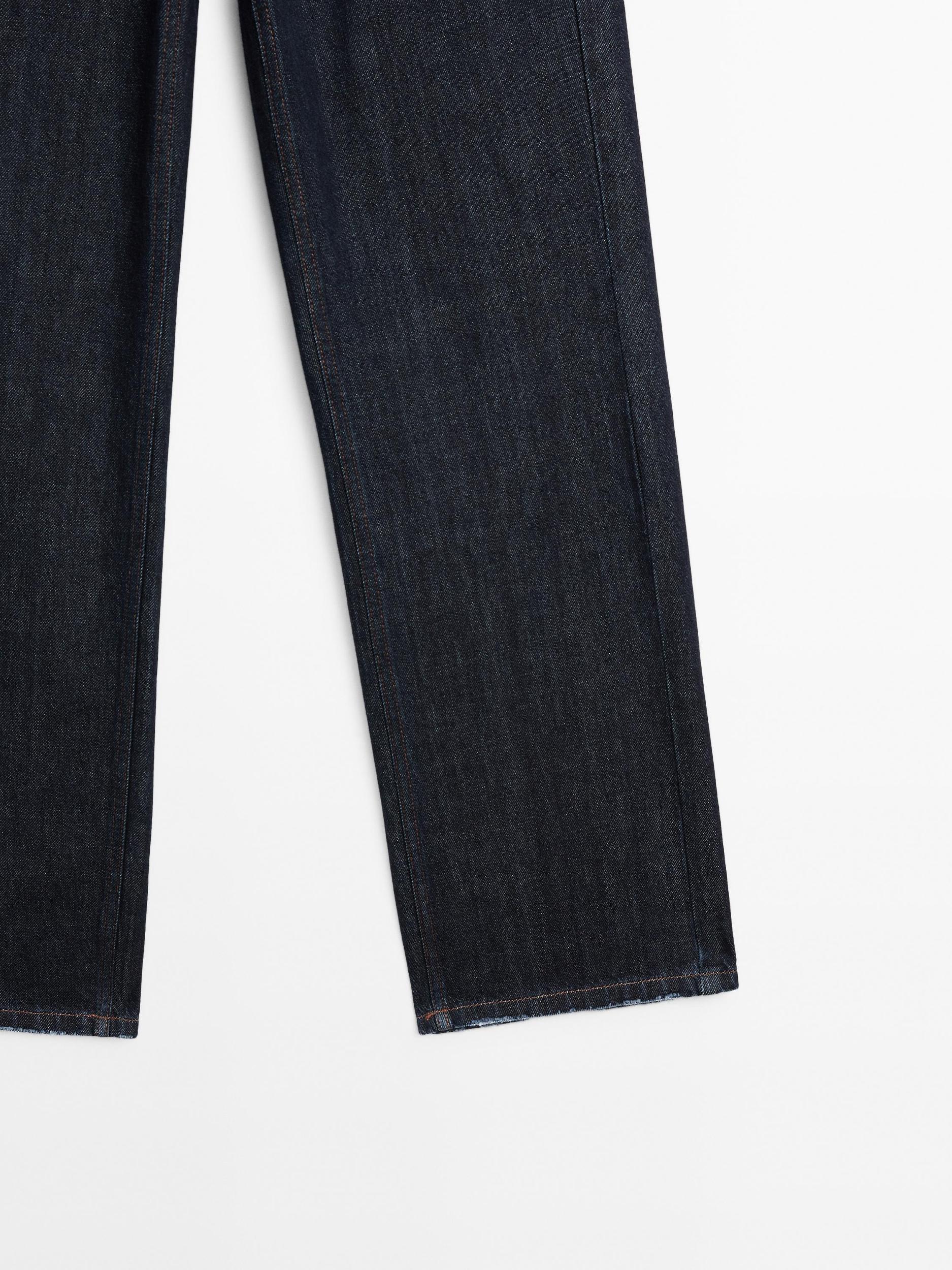 Mid-rise straight-leg jeans Product Image