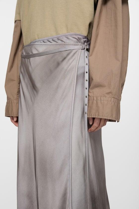 Satin wrap skirt Product Image