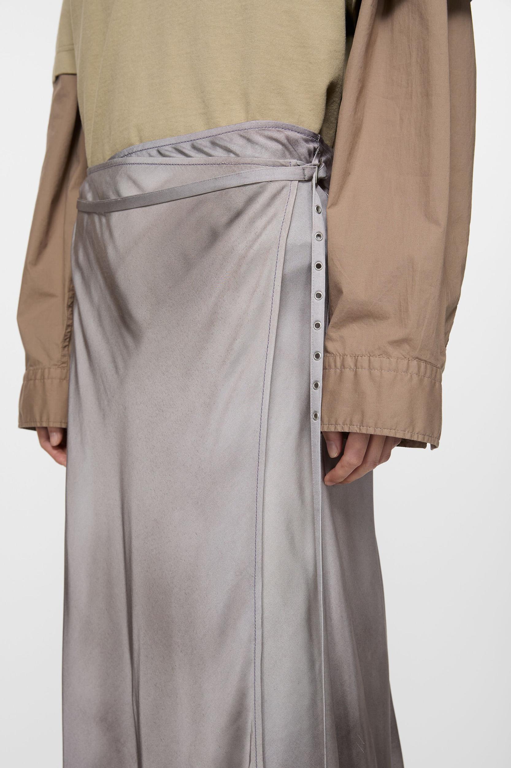 Satin wrap skirt Product Image