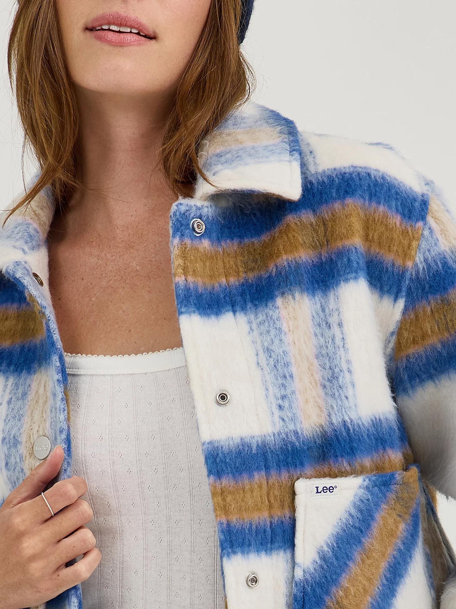 Women's Cropped Wool Chore Jacket | Women's Jackets & Outerwear | Lee® Product Image