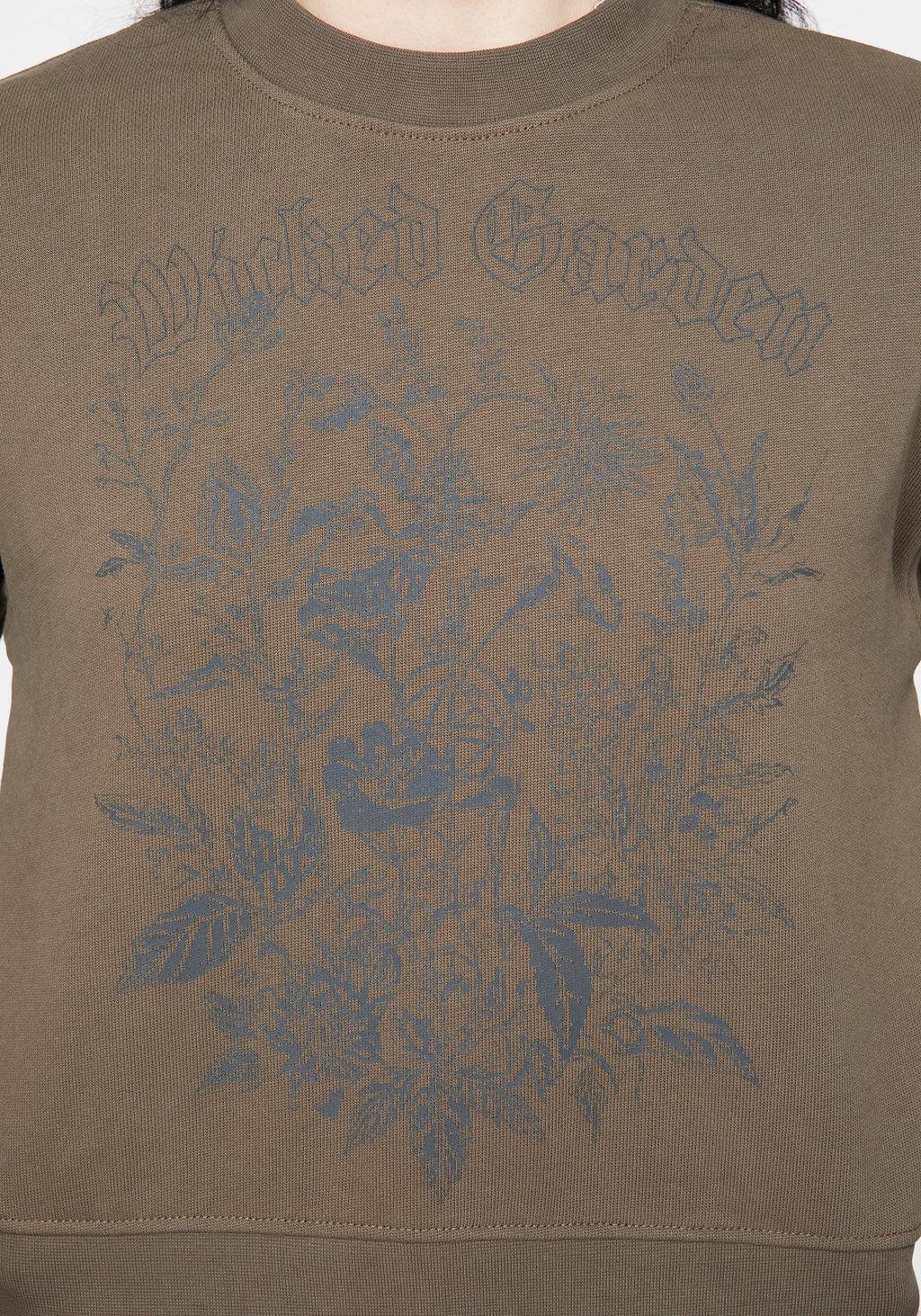 Galerina Graphic Print Cotton Sweatshirt Product Image