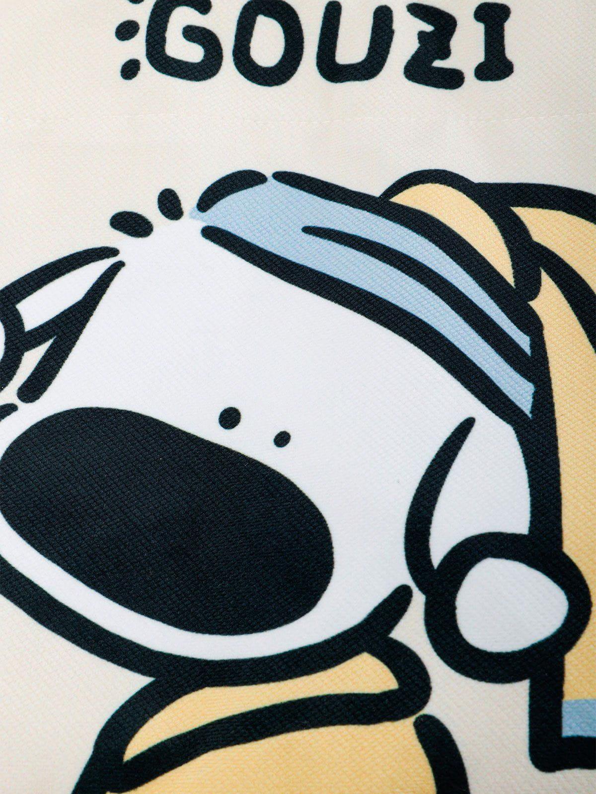 Creative Puppy Pattern Canvas Bag Product Image