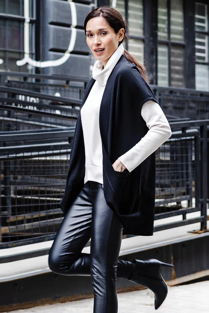 Cap-Sleeve Pocket Vest Product Image