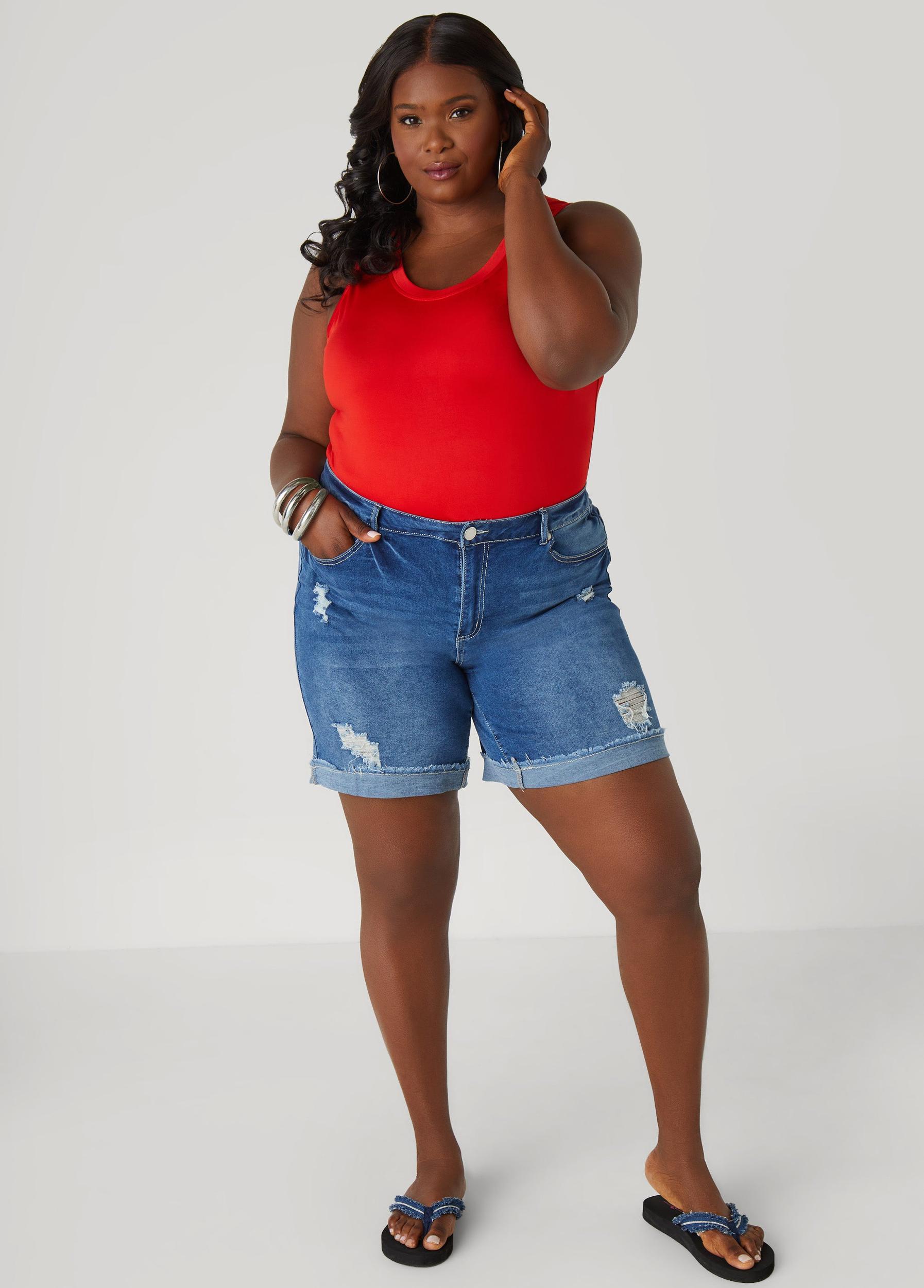Plus Size Basic Tank Top Ashley Stewart Product Image