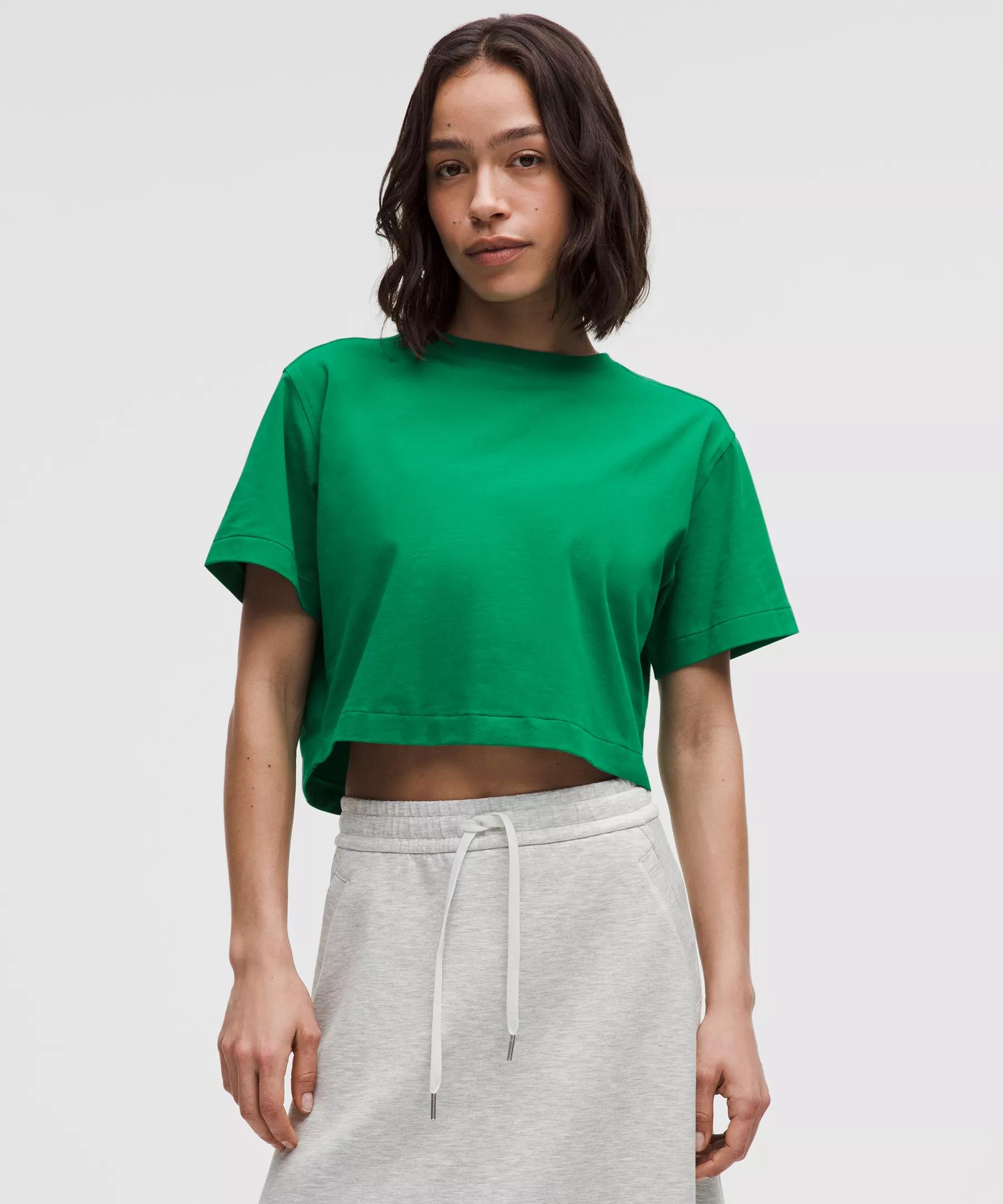 All Yours Organic Cotton Cropped T-Shirt Product Image