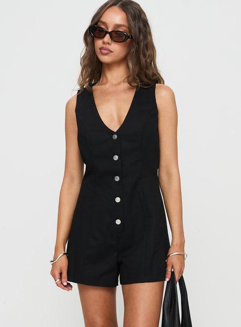 Damico Romper Black Product Image