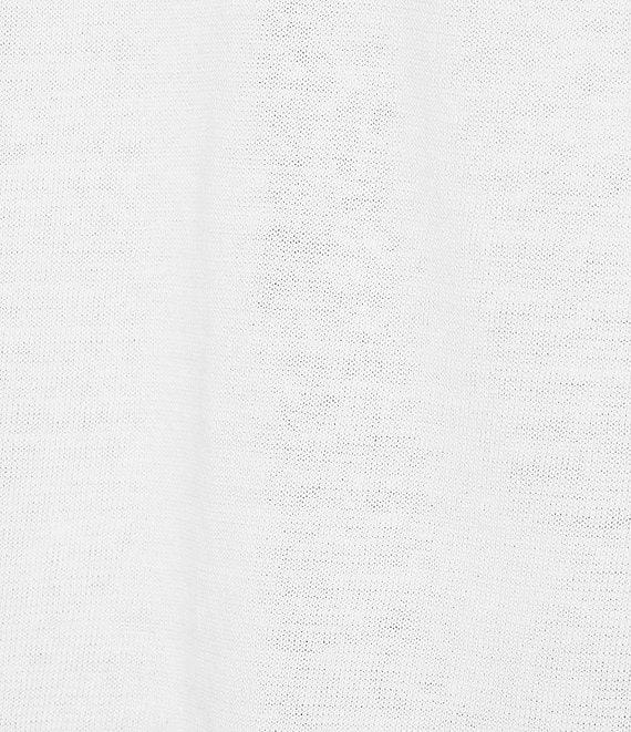 Eileen Fisher Organic Linen Blend V-Neck Sleeveless Tie Vest Product Image