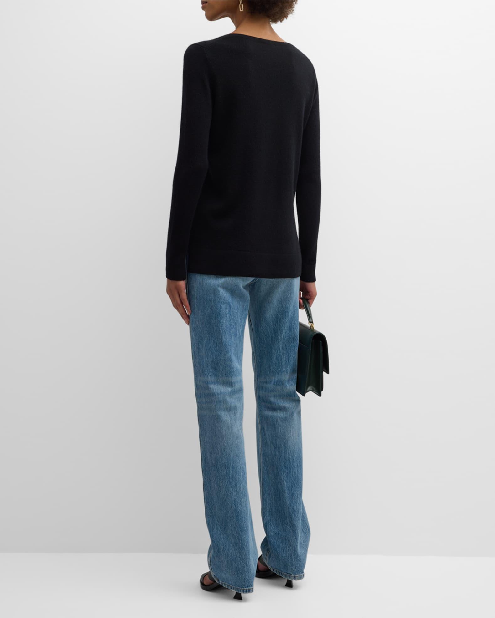 Cashmere Basic Crewneck Top Product Image